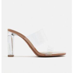 Zara Transparant Heeled Sandals